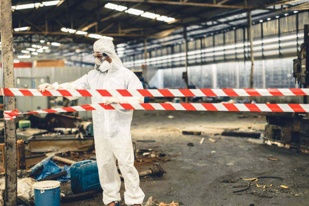 Professional Infectious Disease Decontamination technician working in Nottingham, MD